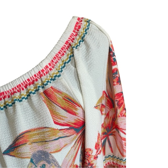 JEALOUS TOMATO BOHEMIAN OFF THE SHOULDER BELL SLEEVE TOP SZ XS EUC - Picture 6 of 11